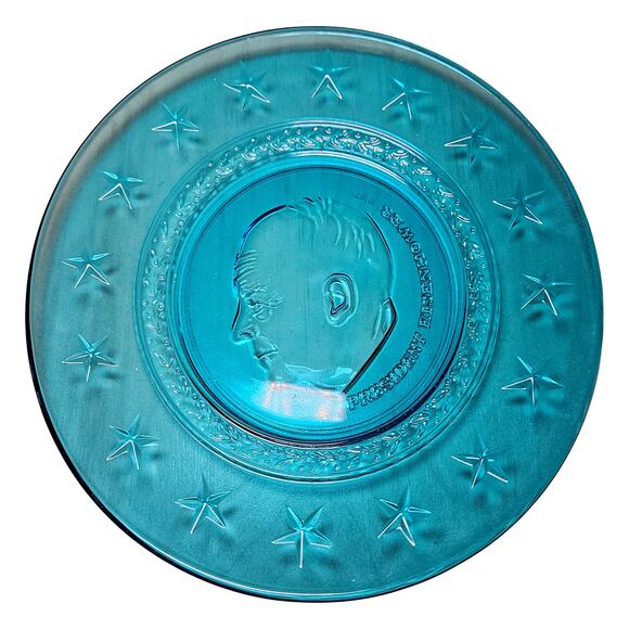 6 Wheaton PRESIDENTS Plates Kennedy Washington Taft Roosevelt Eisenhower Madison - Picture 3 of 8